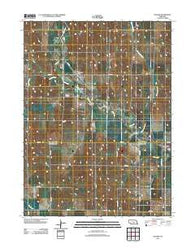 Hazard Nebraska Historical topographic map, 1:24000 scale, 7.5 X 7.5 Minute, Year 2011