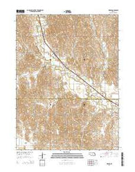 Hazard Nebraska Current topographic map, 1:24000 scale, 7.5 X 7.5 Minute, Year 2014