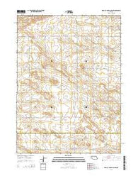 Head of Rocky Hollow Nebraska Current topographic map, 1:24000 scale, 7.5 X 7.5 Minute, Year 2014