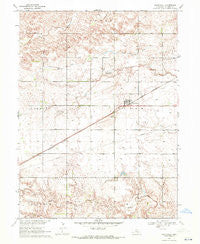 Heartwell Nebraska Historical topographic map, 1:24000 scale, 7.5 X 7.5 Minute, Year 1969