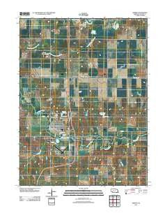 Hebron Nebraska Historical topographic map, 1:24000 scale, 7.5 X 7.5 Minute, Year 2011