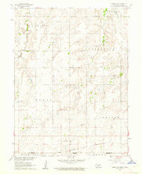 Hebron SW Nebraska Historical topographic map, 1:24000 scale, 7.5 X 7.5 Minute, Year 1960