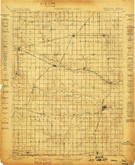 Hebron Nebraska Historical topographic map, 1:125000 scale, 30 X 30 Minute, Year 1898
