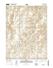 Hebron SW Nebraska Current topographic map, 1:24000 scale, 7.5 X 7.5 Minute, Year 2014
