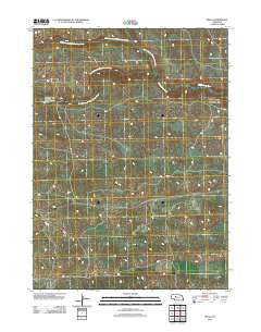 Hecla Nebraska Historical topographic map, 1:24000 scale, 7.5 X 7.5 Minute, Year 2011
