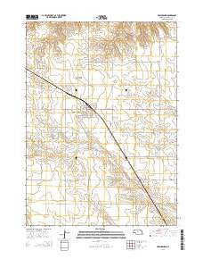 Hemingford Nebraska Current topographic map, 1:24000 scale, 7.5 X 7.5 Minute, Year 2014