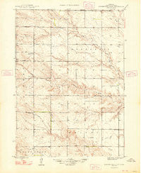 Hemingford 4 NW Nebraska Historical topographic map, 1:24000 scale, 7.5 X 7.5 Minute, Year 1948