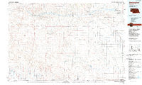 Hemingford Nebraska Historical topographic map, 1:100000 scale, 30 X 60 Minute, Year 1985