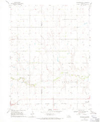 Henderson NE Nebraska Historical topographic map, 1:24000 scale, 7.5 X 7.5 Minute, Year 1968