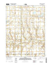 Henderson NE Nebraska Current topographic map, 1:24000 scale, 7.5 X 7.5 Minute, Year 2014