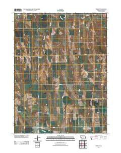 Hendley Nebraska Historical topographic map, 1:24000 scale, 7.5 X 7.5 Minute, Year 2011