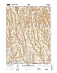 Hendley Nebraska Current topographic map, 1:24000 scale, 7.5 X 7.5 Minute, Year 2014