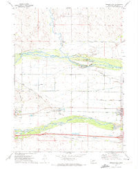 Hershey West Nebraska Historical topographic map, 1:24000 scale, 7.5 X 7.5 Minute, Year 1971
