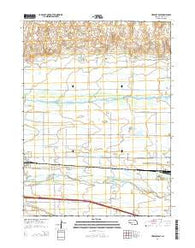 Hershey East Nebraska Current topographic map, 1:24000 scale, 7.5 X 7.5 Minute, Year 2014