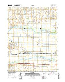 Hershey West Nebraska Current topographic map, 1:24000 scale, 7.5 X 7.5 Minute, Year 2014