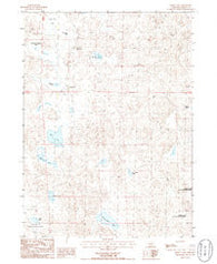 Hessey Lake Nebraska Historical topographic map, 1:24000 scale, 7.5 X 7.5 Minute, Year 1986