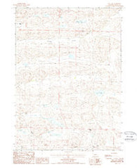 Hill Lake Nebraska Historical topographic map, 1:24000 scale, 7.5 X 7.5 Minute, Year 1988