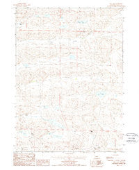 Hill Lake Nebraska Historical topographic map, 1:24000 scale, 7.5 X 7.5 Minute, Year 1988