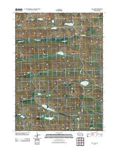 Hill Lake Nebraska Historical topographic map, 1:24000 scale, 7.5 X 7.5 Minute, Year 2011