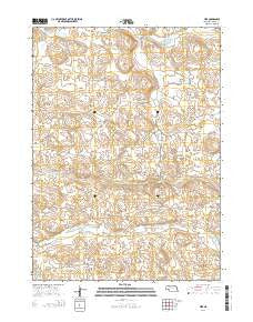 Hire Nebraska Current topographic map, 1:24000 scale, 7.5 X 7.5 Minute, Year 2014