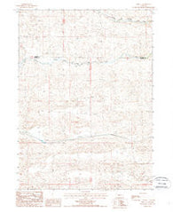 Hire SE Nebraska Historical topographic map, 1:24000 scale, 7.5 X 7.5 Minute, Year 1987