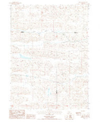 Hire SW Nebraska Historical topographic map, 1:24000 scale, 7.5 X 7.5 Minute, Year 1987