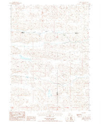 Hire SW Nebraska Historical topographic map, 1:24000 scale, 7.5 X 7.5 Minute, Year 1987