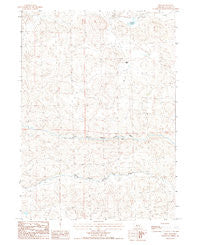 Hire Nebraska Historical topographic map, 1:24000 scale, 7.5 X 7.5 Minute, Year 1987