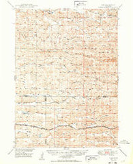 Hire Nebraska Historical topographic map, 1:62500 scale, 15 X 15 Minute, Year 1950