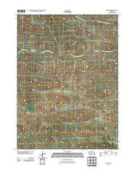 Hire SE Nebraska Historical topographic map, 1:24000 scale, 7.5 X 7.5 Minute, Year 2011