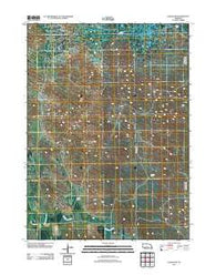 Hoagland Nebraska Historical topographic map, 1:24000 scale, 7.5 X 7.5 Minute, Year 2011