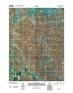 Hoagland Nebraska Historical topographic map, 1:24000 scale, 7.5 X 7.5 Minute, Year 2011