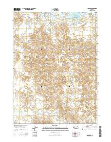 Hoagland Nebraska Current topographic map, 1:24000 scale, 7.5 X 7.5 Minute, Year 2014