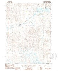 Hoagland NE Nebraska Historical topographic map, 1:24000 scale, 7.5 X 7.5 Minute, Year 1986