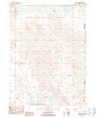 Hoagland Nebraska Historical topographic map, 1:24000 scale, 7.5 X 7.5 Minute, Year 1986