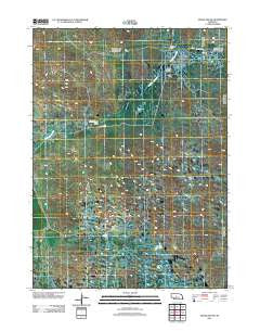 Hoagland NE Nebraska Historical topographic map, 1:24000 scale, 7.5 X 7.5 Minute, Year 2011