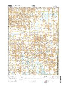 Hoagland NE Nebraska Current topographic map, 1:24000 scale, 7.5 X 7.5 Minute, Year 2014