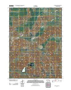 Hofeld Lake Nebraska Historical topographic map, 1:24000 scale, 7.5 X 7.5 Minute, Year 2011