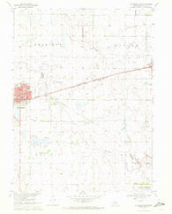 Holdrege East Nebraska Historical topographic map, 1:24000 scale, 7.5 X 7.5 Minute, Year 1970