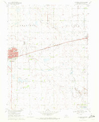 Holdrege East Nebraska Historical topographic map, 1:24000 scale, 7.5 X 7.5 Minute, Year 1970
