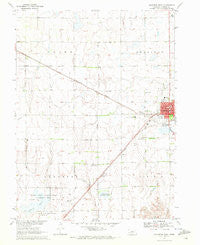 Holdrege West Nebraska Historical topographic map, 1:24000 scale, 7.5 X 7.5 Minute, Year 1970