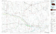 Holdrege Nebraska Historical topographic map, 1:100000 scale, 30 X 60 Minute, Year 1986