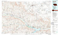 Holdrege Nebraska Historical topographic map, 1:100000 scale, 30 X 60 Minute, Year 1986