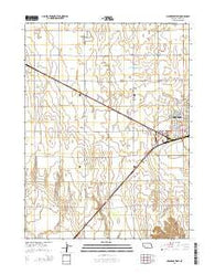 Holdrege West Nebraska Current topographic map, 1:24000 scale, 7.5 X 7.5 Minute, Year 2014