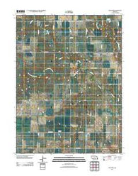 Holstein Nebraska Historical topographic map, 1:24000 scale, 7.5 X 7.5 Minute, Year 2011
