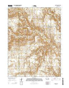 Holstein Nebraska Current topographic map, 1:24000 scale, 7.5 X 7.5 Minute, Year 2014