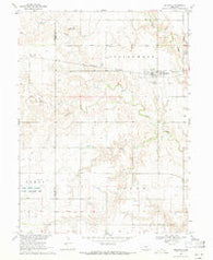 Holstein Nebraska Historical topographic map, 1:24000 scale, 7.5 X 7.5 Minute, Year 1969