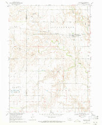Holstein Nebraska Historical topographic map, 1:24000 scale, 7.5 X 7.5 Minute, Year 1969