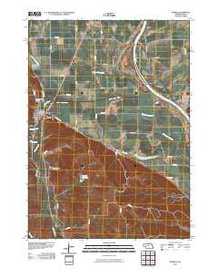 Homer Nebraska Historical topographic map, 1:24000 scale, 7.5 X 7.5 Minute, Year 2010