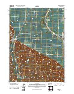 Homer Nebraska Historical topographic map, 1:24000 scale, 7.5 X 7.5 Minute, Year 2011